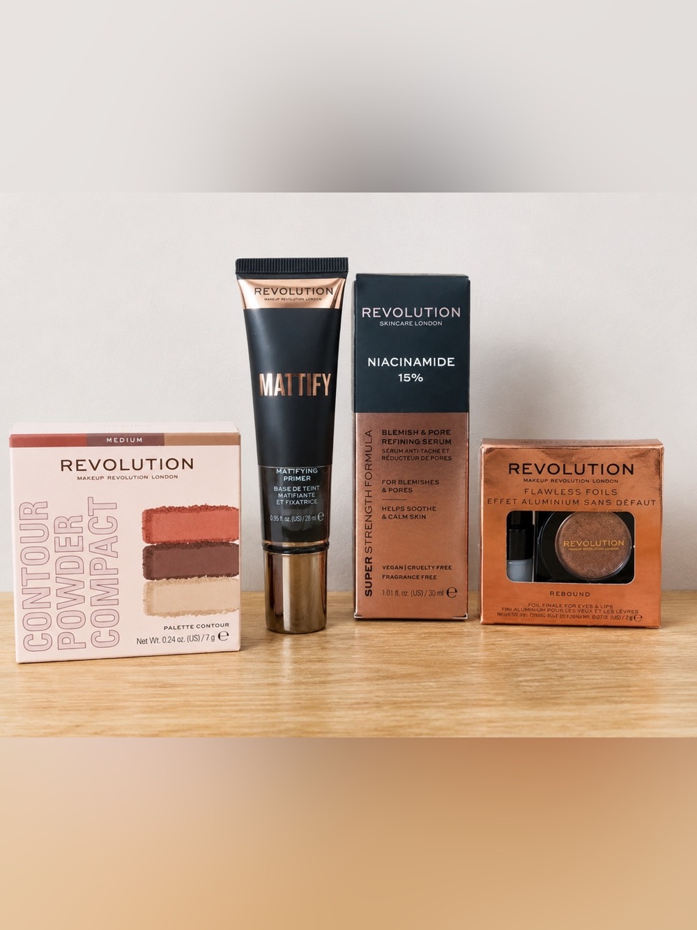 Revolution Makeup Bundle 4 pieces NWT